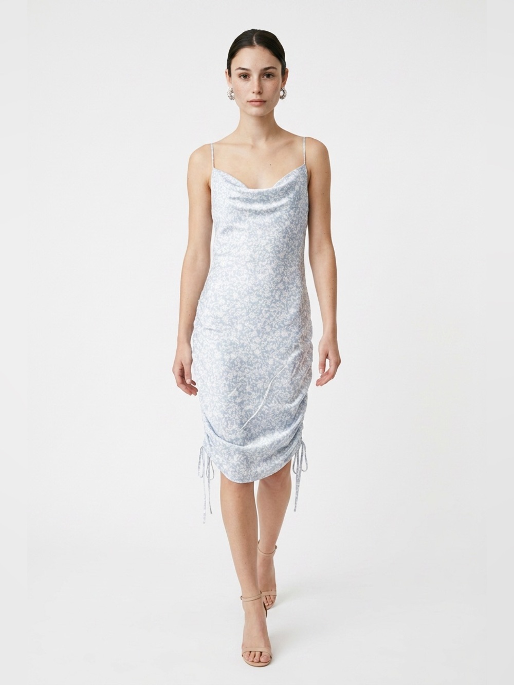 Garage slip dress with optional side ruching